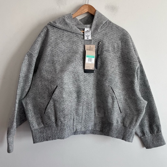 New Nike Forward hooded Bomber Jacket Women's Oversized sz XL - Picture 5 of 13